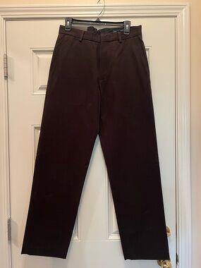 Men's Banana Republic Gavin Dark Brown Classic Chino Pants 31X32 - NWT